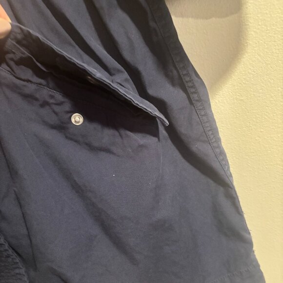 GAP NAVY LONG UTILITY FIELD JACKET WOMEN COAT SIZE Medium - Picture 4 of 16